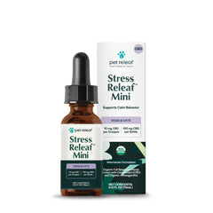 Pet Relief Stress Releaf Mini 150 Organic CBD Oil Dog/Cat