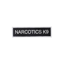 Boss Dog Tactical Harness Patch Narcotics K9, 1ea/LG