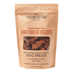 Portland Dog Grain Free Gluten Free Gingerbread Biscuits 5oz.