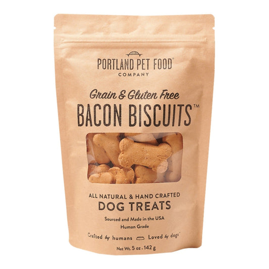 Portland Dog Grain Free Gluten Free Bacon Biscuits 5oz.