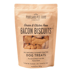 Portland Dog Grain Free Gluten Free Bacon Biscuits 5oz.