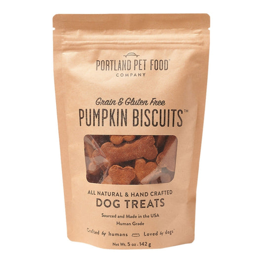 Portland Dog Grain Free Gluten Free Pumpkin Biscuits 5oz.