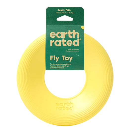 earth Rated Dog Flyer Toy Yellow Small Default Title