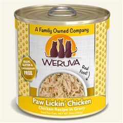 Weruva Cat Paw Lickin Chicken Chicken Recipe in Gravy 10oz. Case Of 12