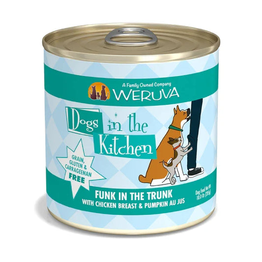 Dogs In The Kitchen Funk In Trunk With Chicken And Pumpkin Au Jus 10oz. (Case of 12)