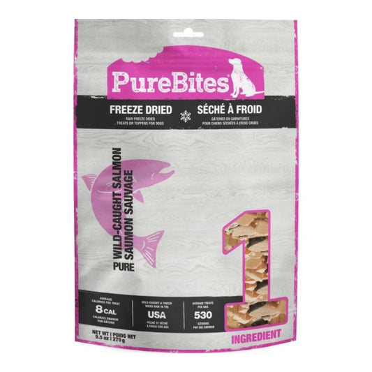 Purebites Freeze Dried Dog Treats Salmon 9.5oz.