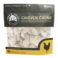 Oma'S Pride Dog Cat Freeze-Dried Chicken Breast Chunks 16oz. Default Title