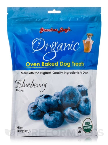 Grandma Lucys Dog Organic Baked Blueberry Treat 14 Oz