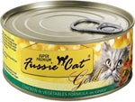 Fussie Cat Gold Chicken Veg Gravy 2.82oz/24 Superprem Can