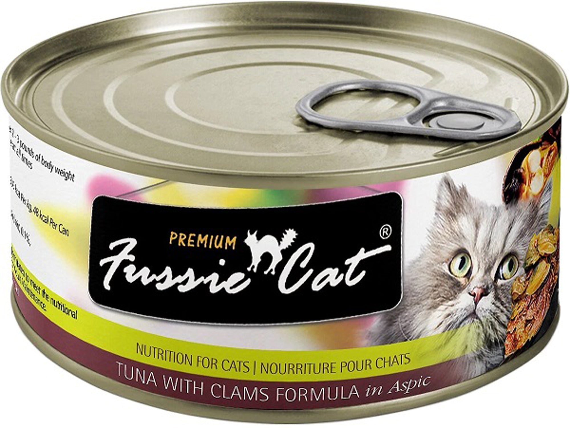 Fussie Cat Premium Tuna Clams In Aspic 2.82oz/24 Can