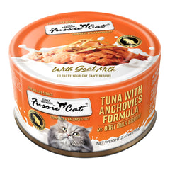 Fussie Cat Premium Tuna with Anchovies in Goat milk Gravy 2.47oz. Default Title