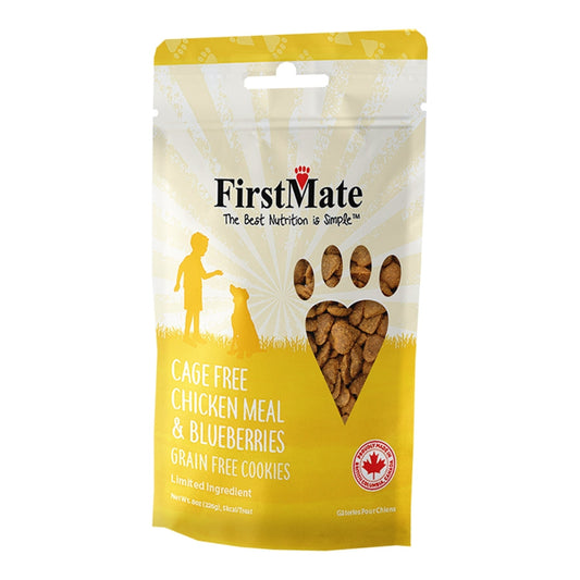 Firstmate Dog Limited Ingredient Grain Free Chicken & Blueberry Treat 8oz.