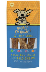 Honey I'm Home Dog Buffalo Bully 12 inches 5 Pack