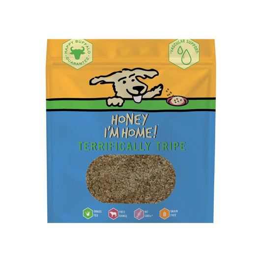 HONEY I'M HOME DOG NATURAL WATER BUFFALO TERRIFICALLY TRIPE FOOD TOPPER