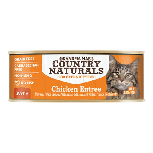 Grandma Mae's Country Naturals Cat Grain Free Chicken Slices In Gravy 5.5oz. (Case of 24)