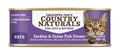 Grandma Mae's Grain Free Sardine & Ocean Fish Dinner Cat Food 5.5oz