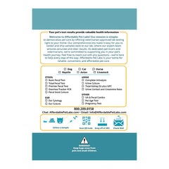 Affordable Pet Labs - Farm Animal Fecal Parasite Plus Giardia Diagnostic Test, Easy Home Kit