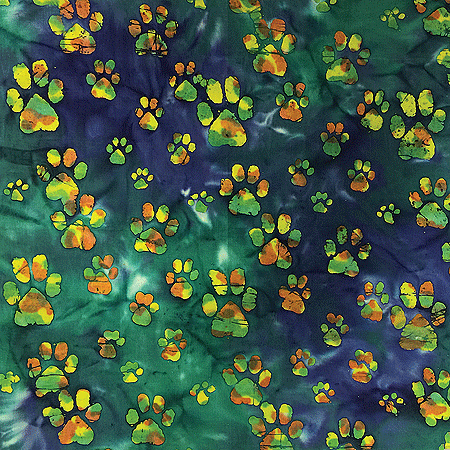 BANDANNA Batik Paws 12pk