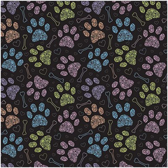 BANDANNA Colorful Paws 12pkBANDANA Colorful Paws 22 Square Sold in Packages of 12.