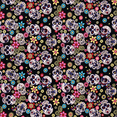 BANDANNA Day Of The Dead 12pk