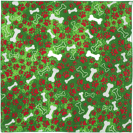 BANDANNA Holiday Bones 12pk