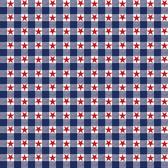 BANDANNA Patriotic Checkers 12pk