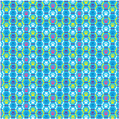 BANDANNA Puppy Paws 12pk