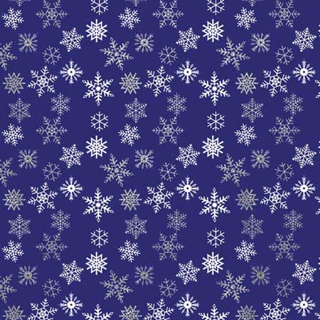 BANDANNA Snowflakes 12pk