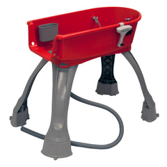 Booster Bath Elevated Dog Bath and Grooming Center Medium Red 33″ x 16.75″ x 10″ – BB-MED-RED