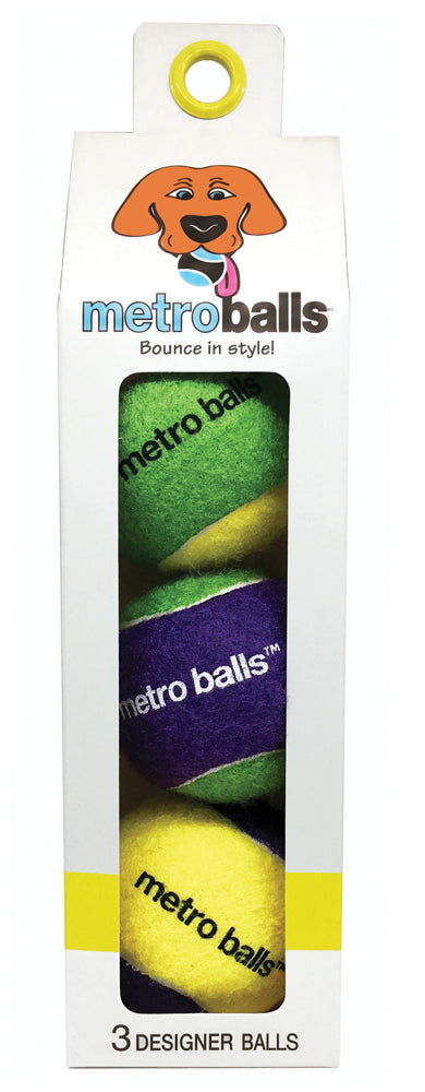 Metro Balls, 3 pk Colors: Yellow