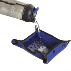 Doog Dog 3-in-1 Water Bottle and Bowl Blue 3″ x 4.5″ x 11″ – BB3IN1