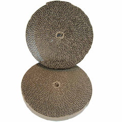 Bergan Cat Turboscratcher Replacement Pad 2 pack Brown 10.25″ x 10.25″ x 3.75″ – BER-60105
