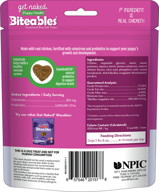 BITEABLES Puppy Health Functional Soft Treats 6oz