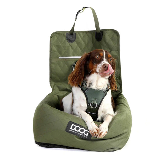 DOOG Pet Car Seat Green 19.5″ x 19.6″ x 14″ – CARSEAT03