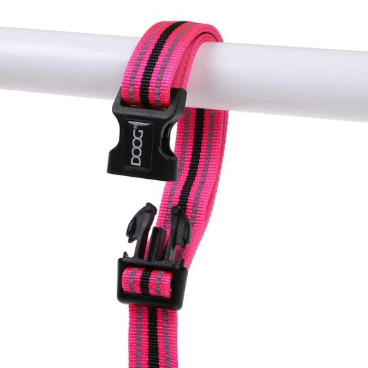 DOOG Neoprene Dog Collar Neon Large Pink – COLADY-L