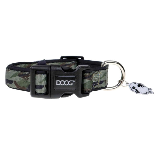 DOOG Neoprene Dog Collar Bruiser Extra Small Camo – COLBRU-XS