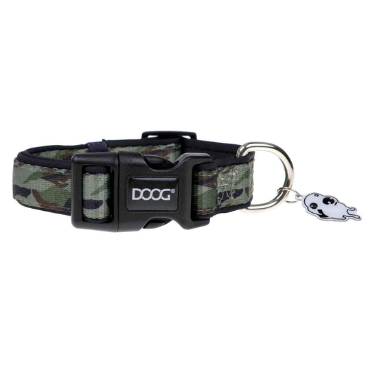 DOOG Neoprene Dog Collar Bruiser Medium Camo – COLBRU-M