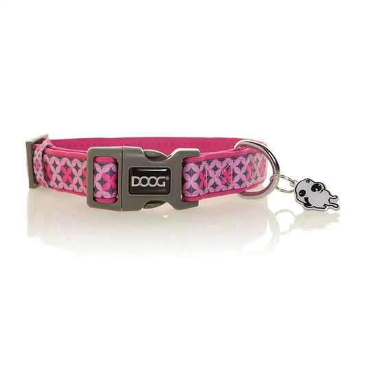 DOOG Neoprene Dog Collar Toto Large Pink – COLPBS-L