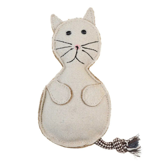 DOOG Country Tails Cat Chew Toy White 7.08″ x 1.18″ x 2.3″ – CTA15
