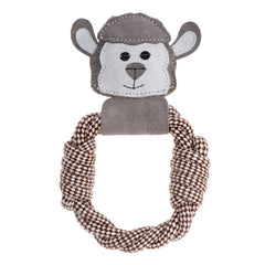 Doog Country Tails Sheep Rope Ring Toy Grey 24″ x 1.18″ x 5.51″ – CTRR03
