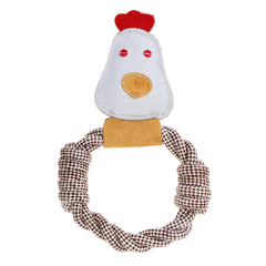 Doog Country Tails Chicken Rope Ring Toy White 24″ x 1.18″ x 5.51″ – CTRR04