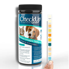 Coastline Global CheckUp 10-in-1 Dog and Cat Urine Testing Strips 50 count 4″ x 1.5″ x 1.5″ – CUA10