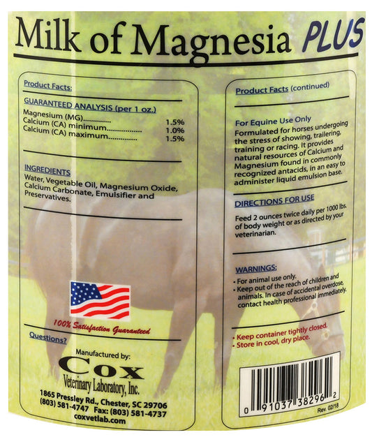 Milk of Magnesia Plus, gallon