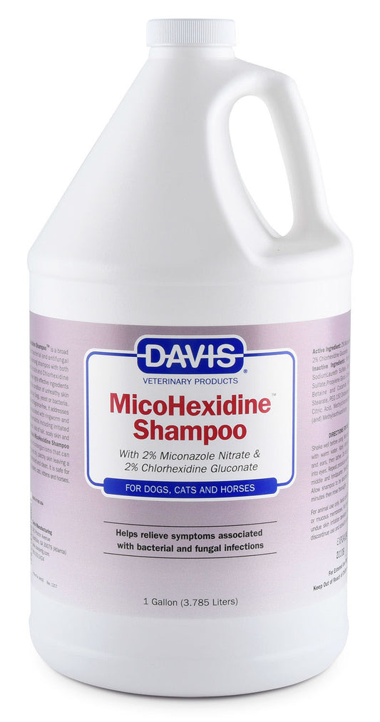 Champú medicado Davis con micohexidina. Tamaño: Galón.