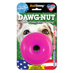 Ruff Dawg Indestructible Dawg Nut Dog Toy Medium Assorted 3.5″ x 3.5″ x 3.5″ – DAWGNUT