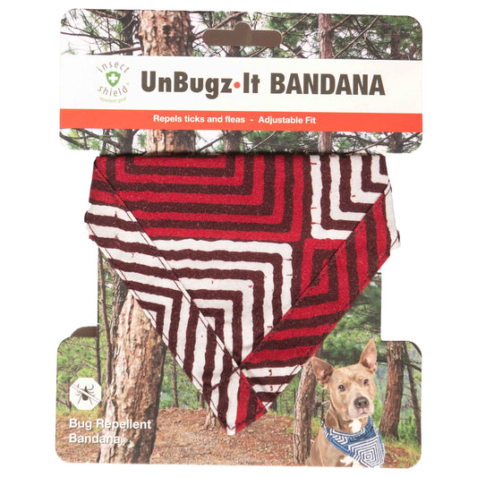 DGS Pet Products Unbugz-It Bandana Large Square Red 13″ x 8″ x 0.1″ – DGSBNDUSQL06