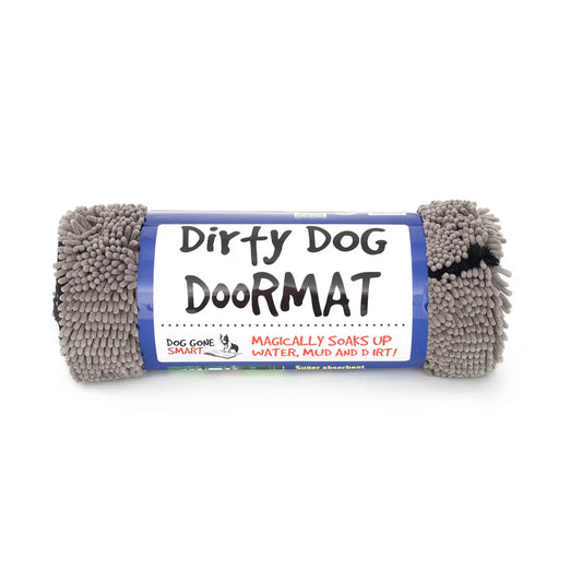 DGS Pet Products Dirty Dog Door Mat Large Grey 35″ x 26″ x 2″ – DGSDDM3521
