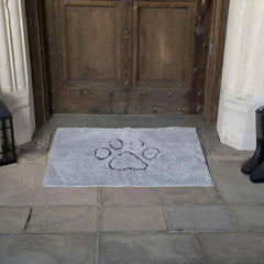 DGS Pet Products Dirty Dog Door Mat Medium Silver Grey 31″ x 20″ x 2″ – DGSDDMP312026