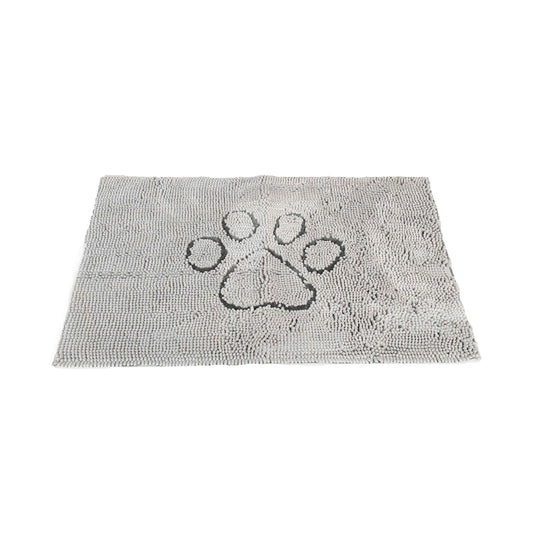 DGS Pet Products Dirty Dog Door Mat Medium Silver Grey 31″ x 20″ x 2″ – DGSDDMP312026