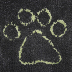 DGS Pet Products Dirty Dog Door Mat Medium Cool Grey/Lime Green 31″ x 20″ x 2″ – DGSDDMP312142